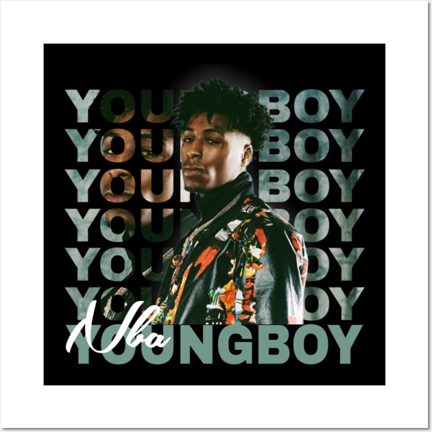 Youngboy rapper Wall Art by Buddydoremi